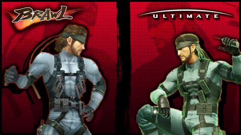 snake metal gear who's a dirty box|snake of brawl metal gear.